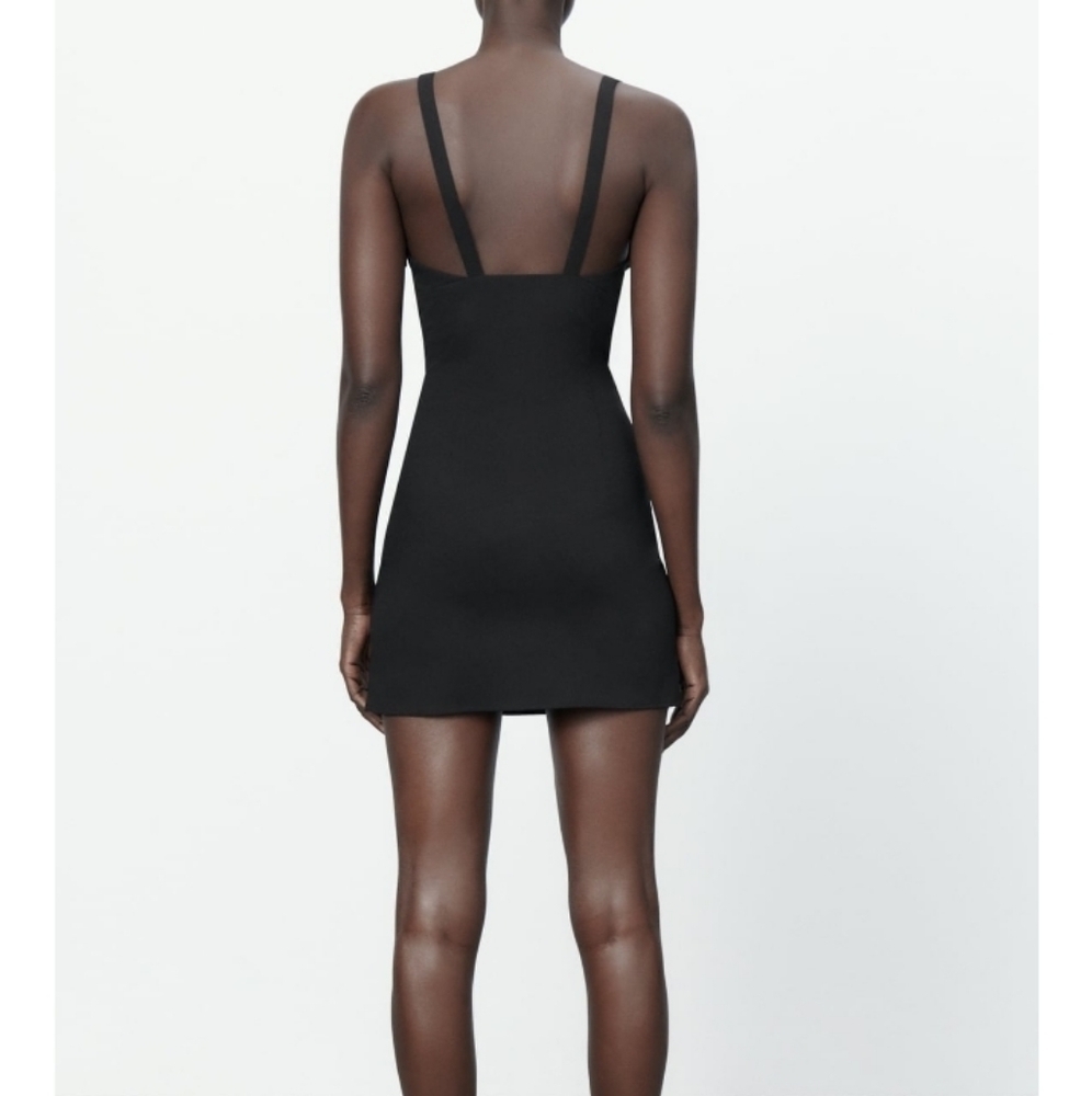 ZARA Sparkly Strap Dress - Picture 3 of 11